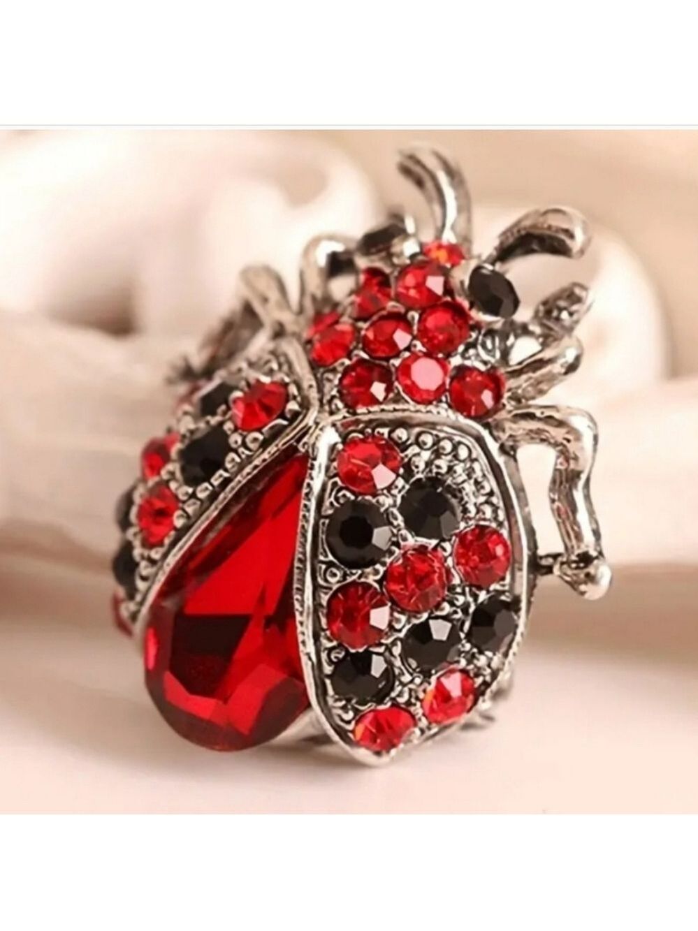 Ladybug Brooch Lady Bug Bling
